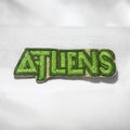 UV Green ATLiens Iron On Patch