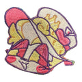 Hazbin Hotel Lucifer Iron-On Patch | Helluva Boss Fandom Embroidery for King of