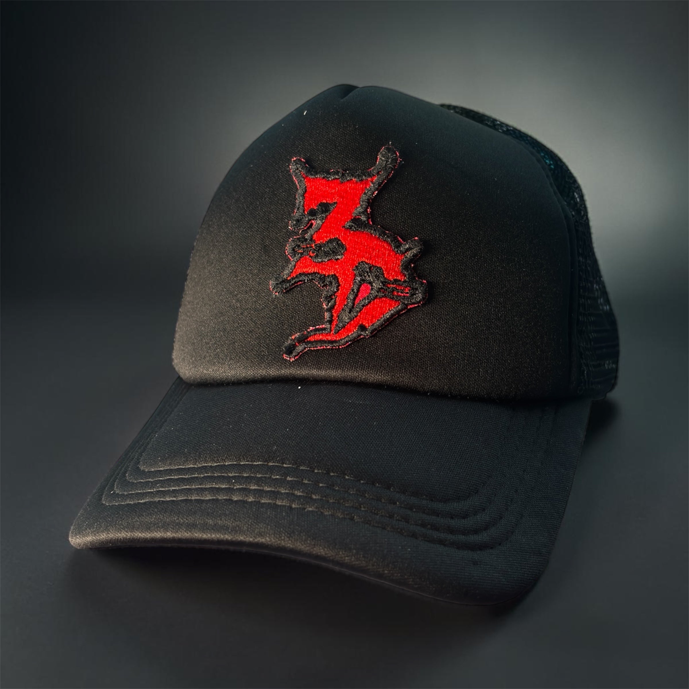 Black and Red Zeds Dead Trucker Hat