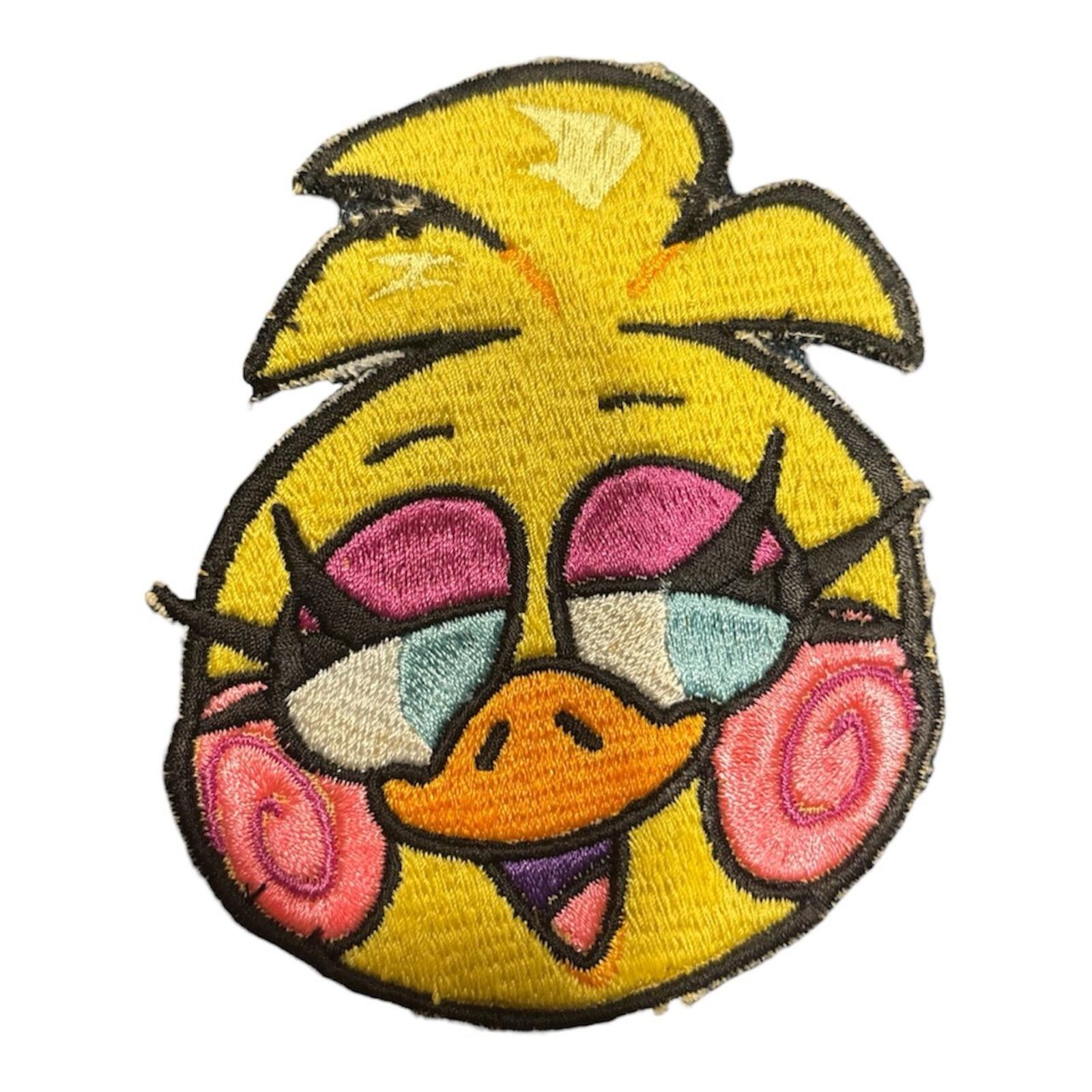 Five Nights at Freddy’s Chica Iron-On Patch | FNAF Animatronic Fandom Embroidery