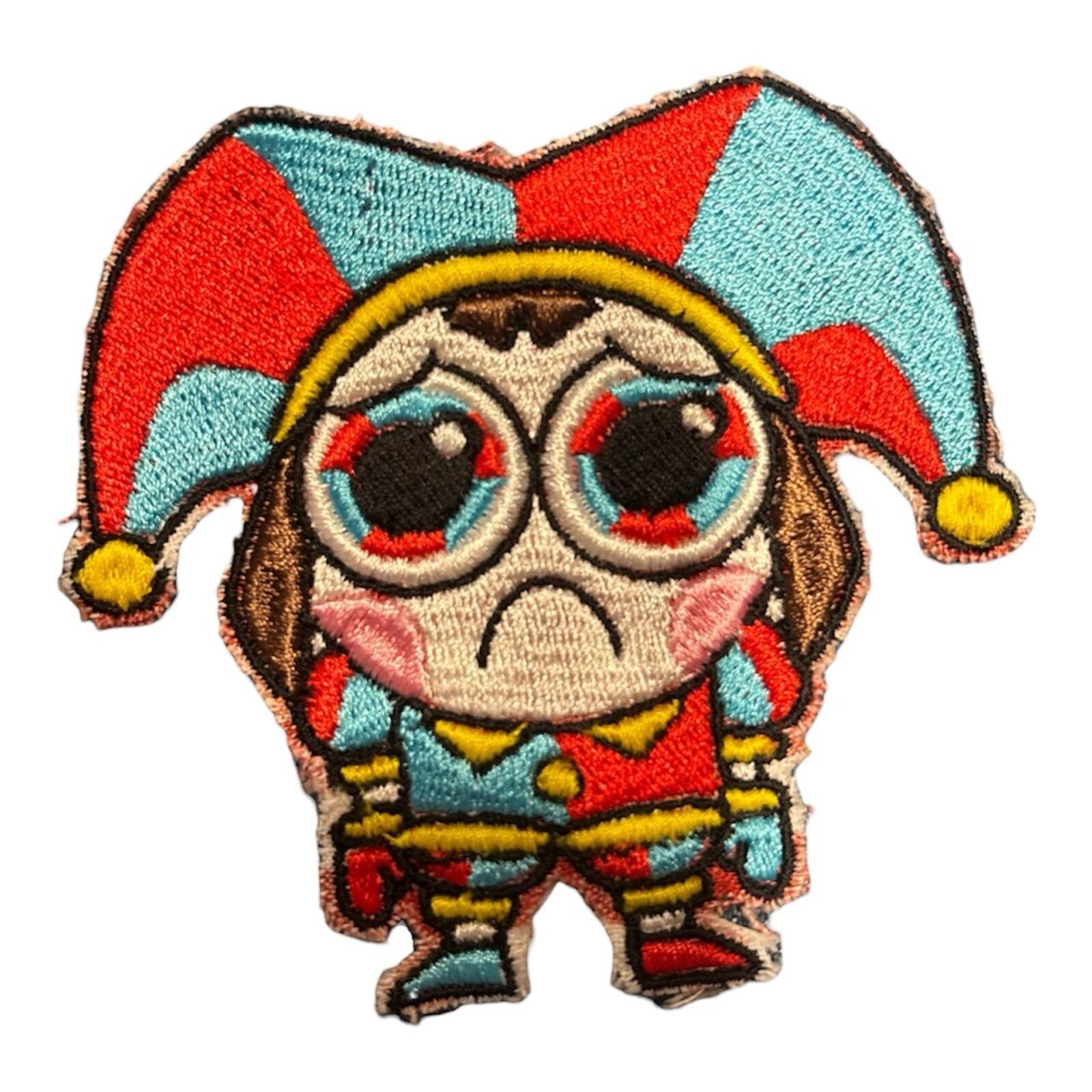 Pomni Iron-On Patch | Amazing Digital Circus Fan Patch | Glitch Producti