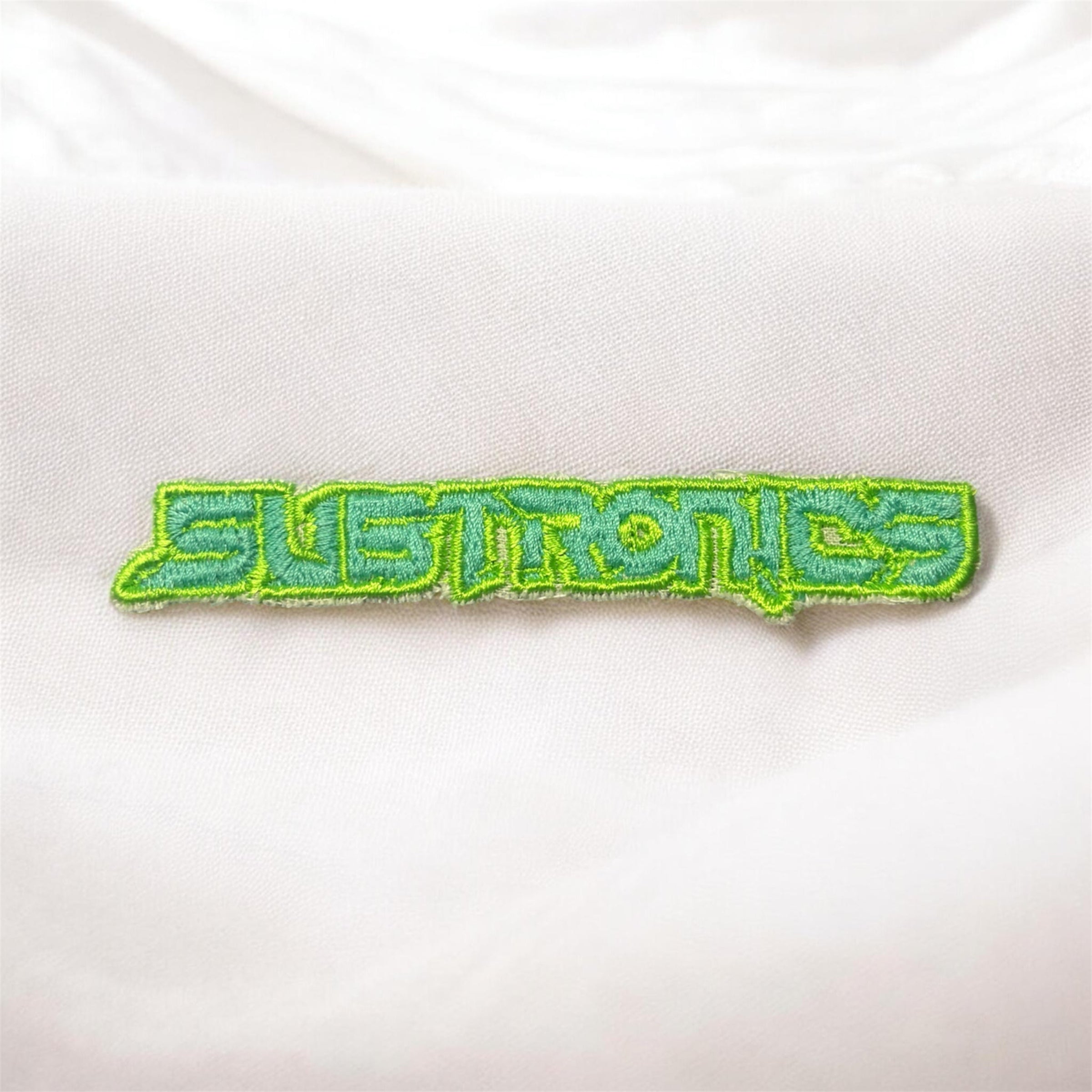 UV Green and Blue Subtronics Iron On Patch