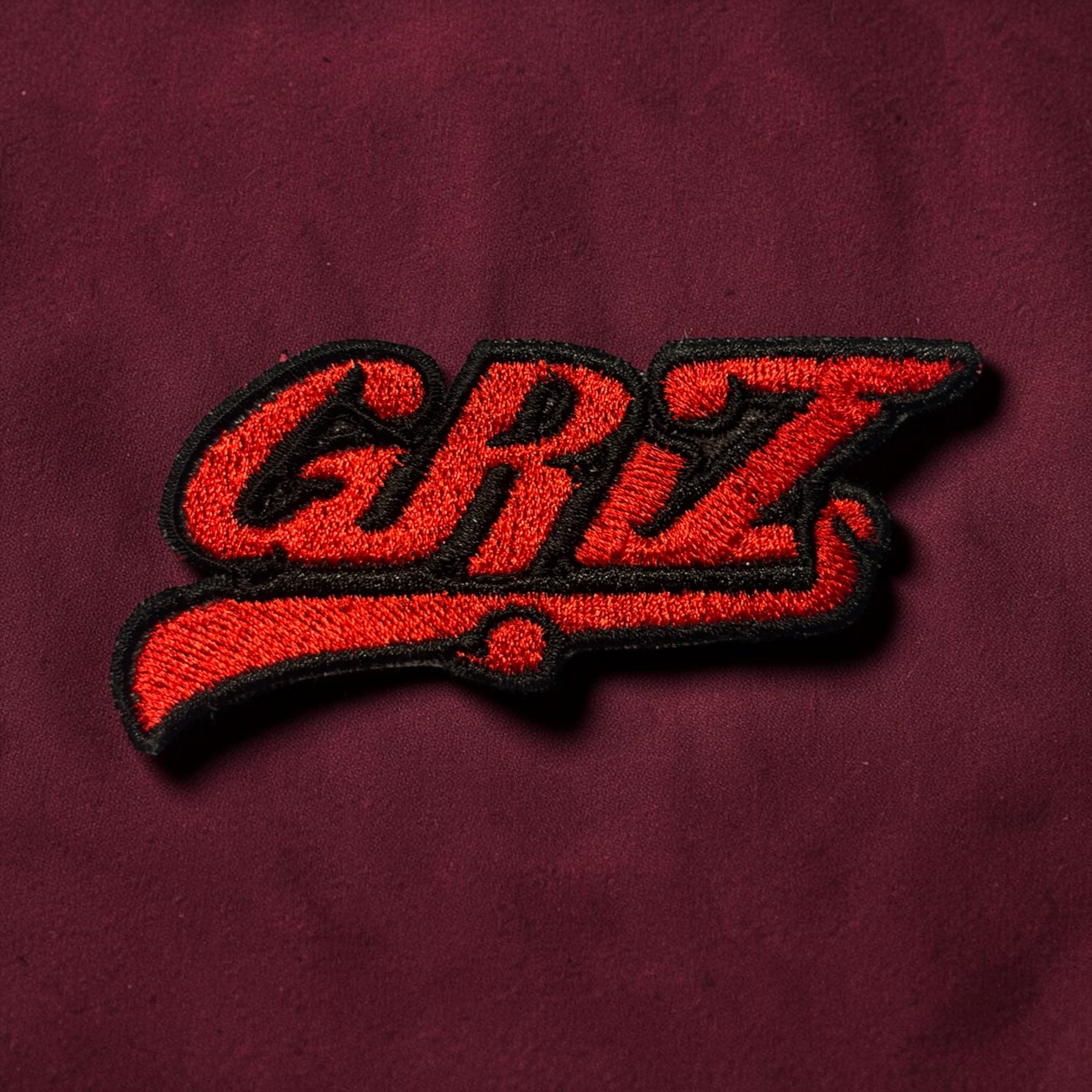 Red GRiZ Iron On Patch