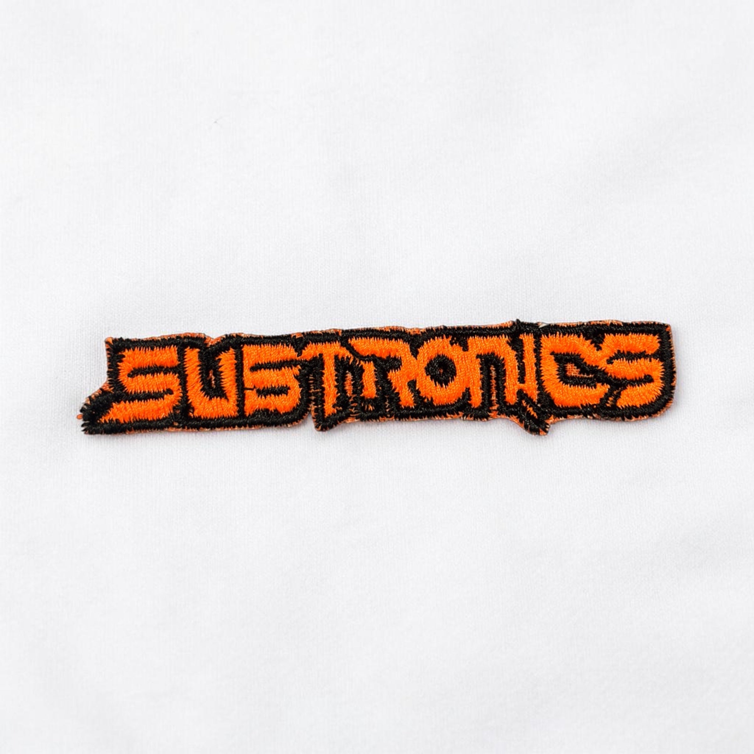 Orange Subtronics Iron On Patch