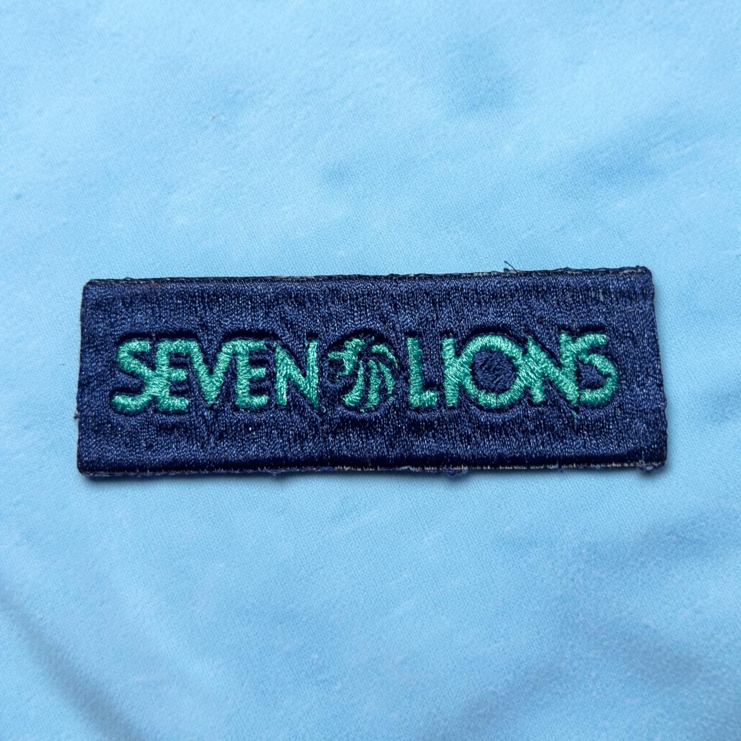 Blue Seven Lions Iron On Patch