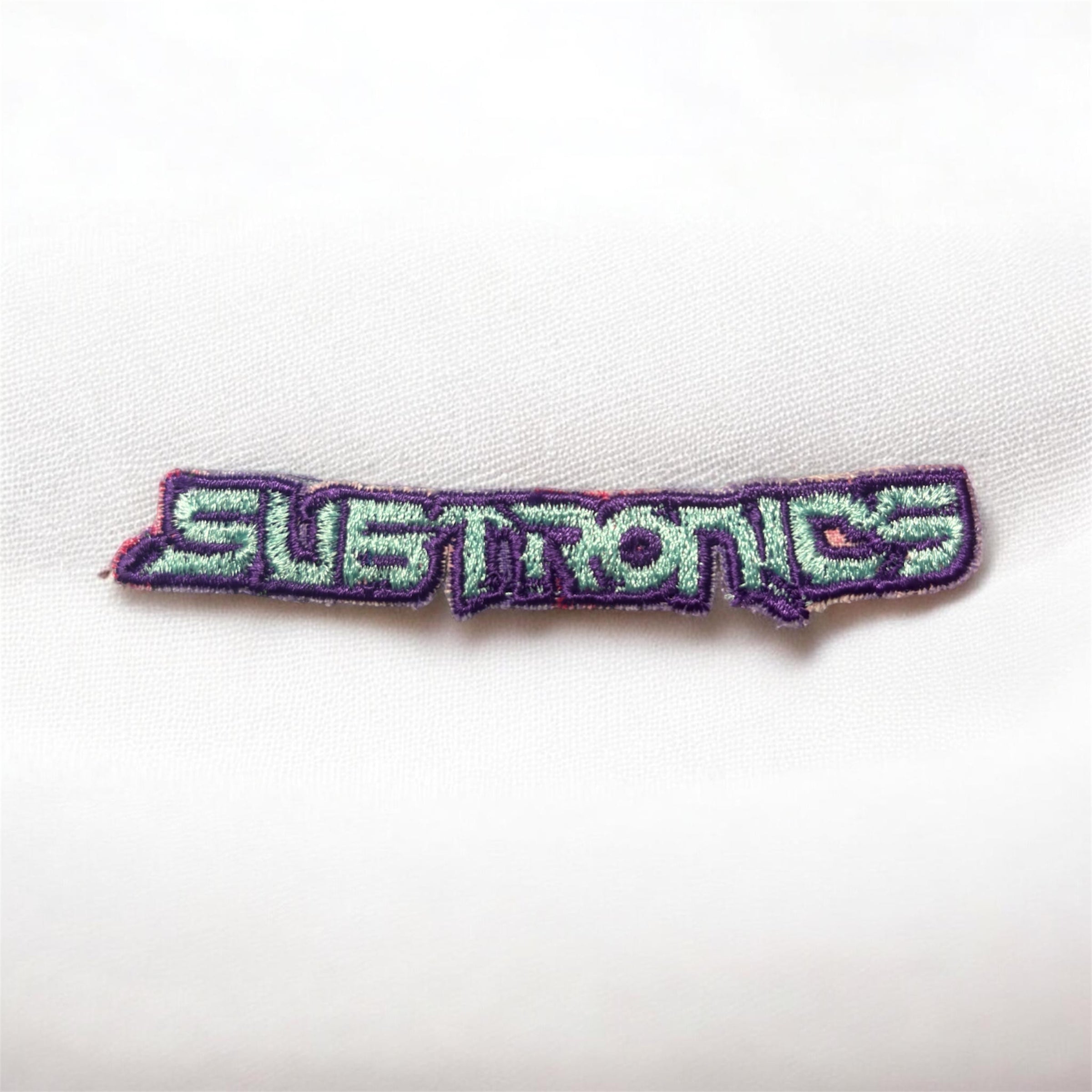 Purple and Blue Subtronics Iron On Patch
