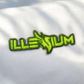 UV Green Illenium Iron On Patch