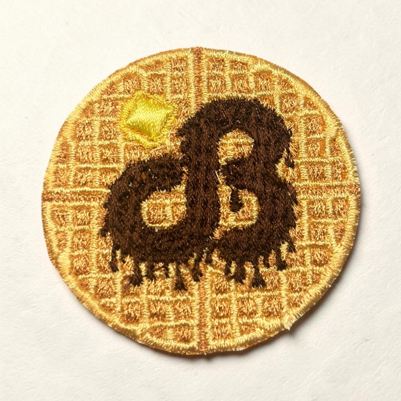 Daily Bread Waffle Iron On Patch