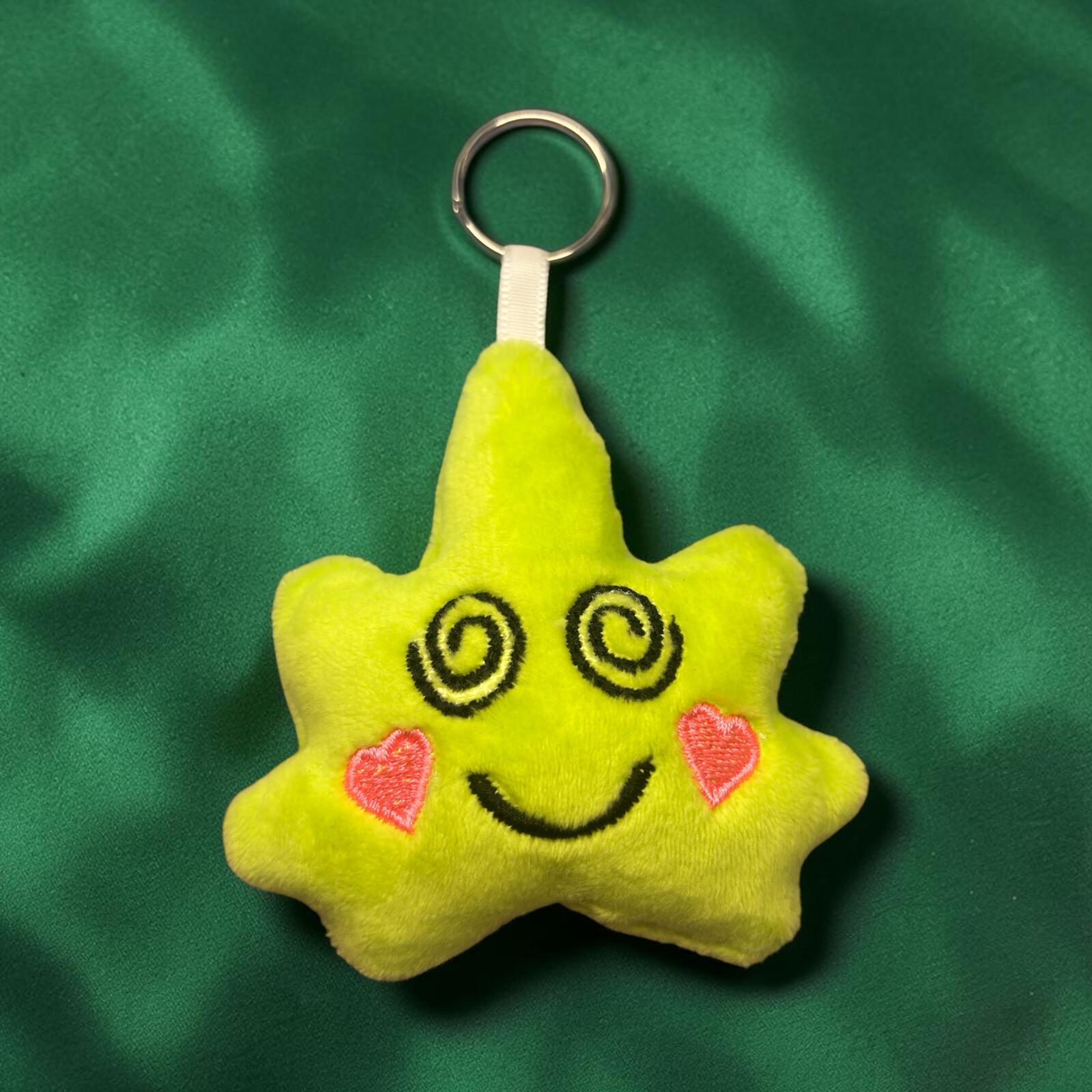 420 Leaf Handmade Plush Keychain
