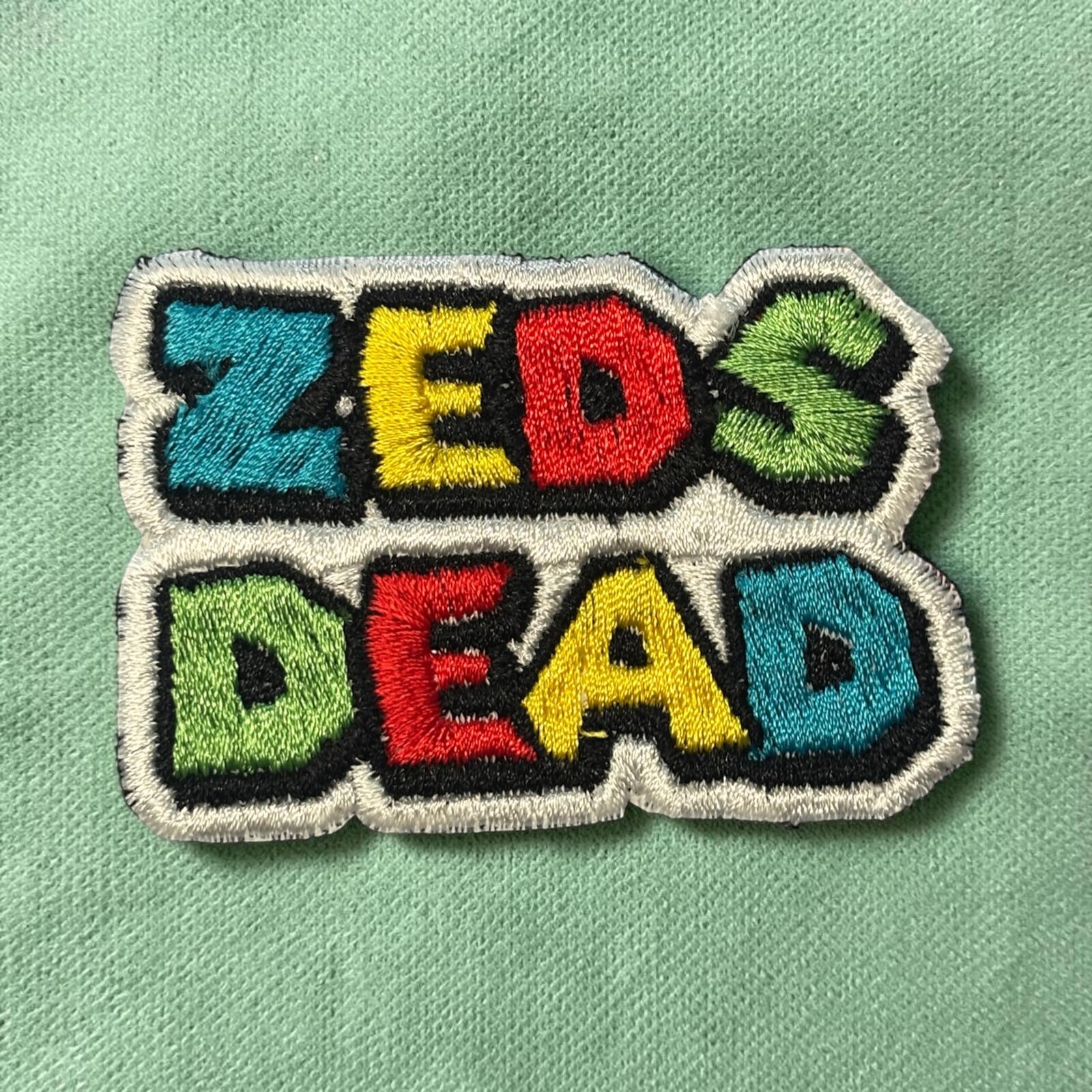 Super Mario Zeds Dead Embroidery Patch