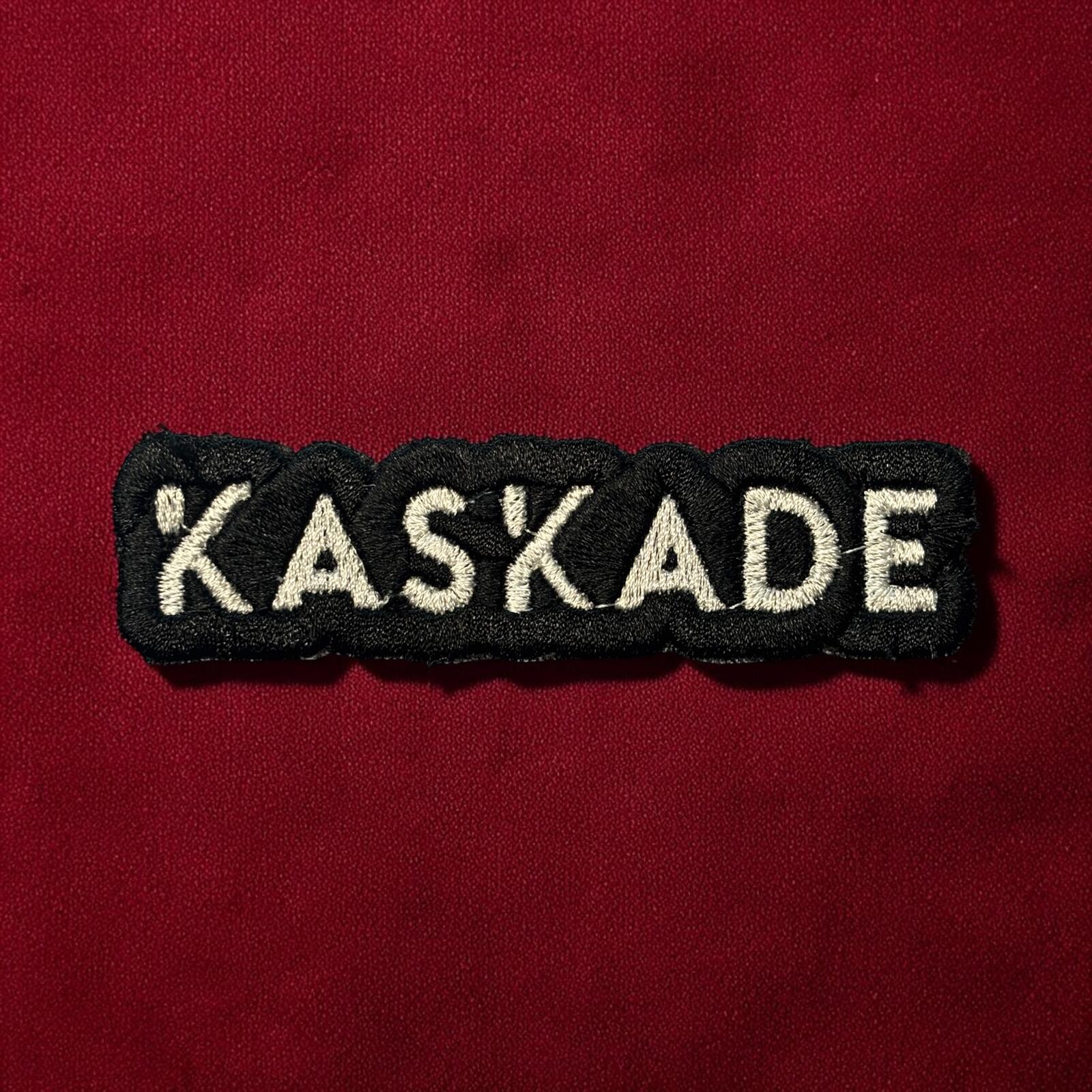 Kaskade Black and White Embroidery Patch