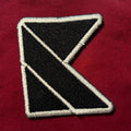 Kaskade Black White K Embroidery Patch