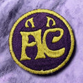 Allycvt Purple Yellow Embroidery Patch