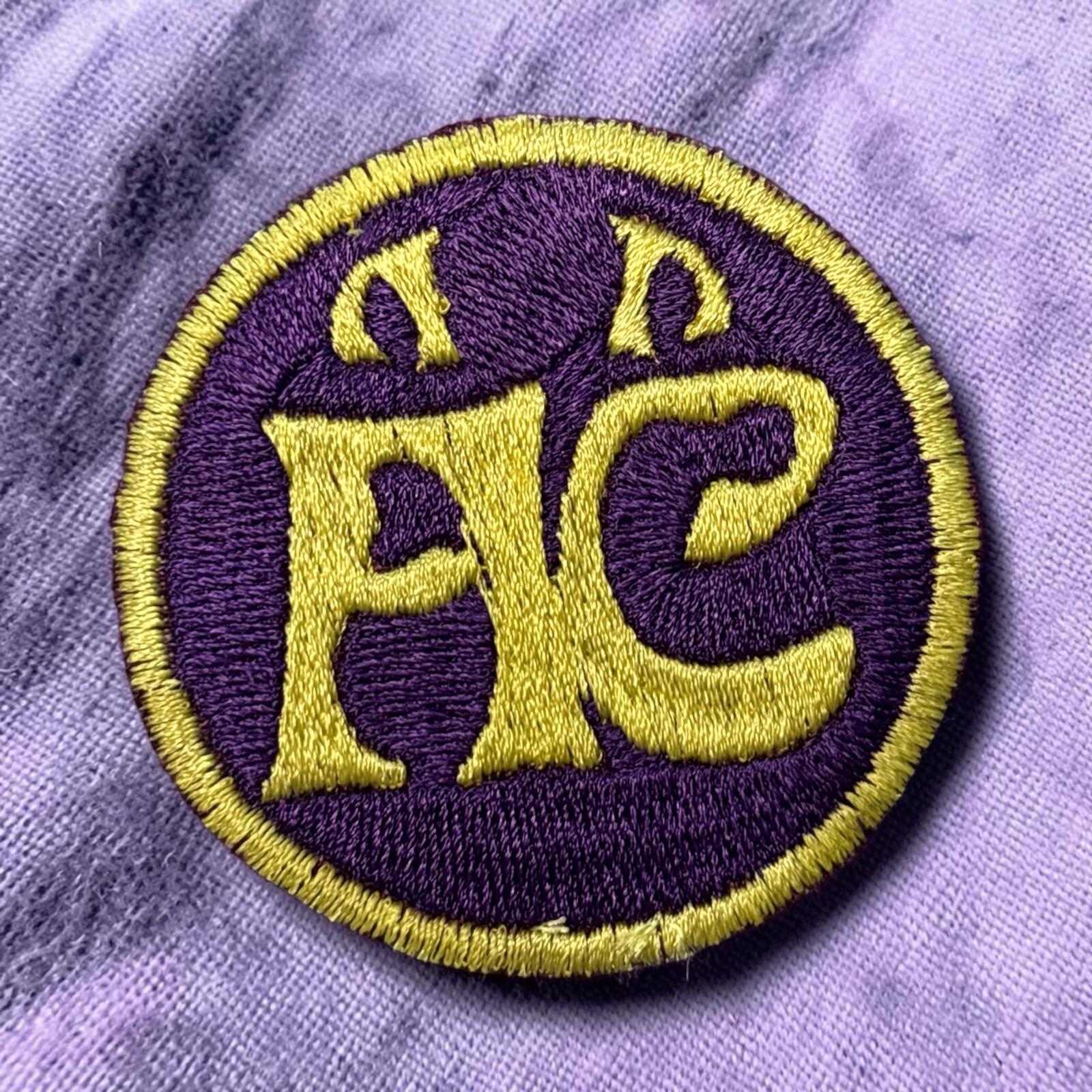 Allycvt Purple Yellow Embroidery Patch