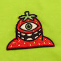 Subtronics Strawberry Iron On Embroidery Patch