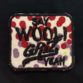 Wooli Griz Confetti Iron On Embroidery Patch