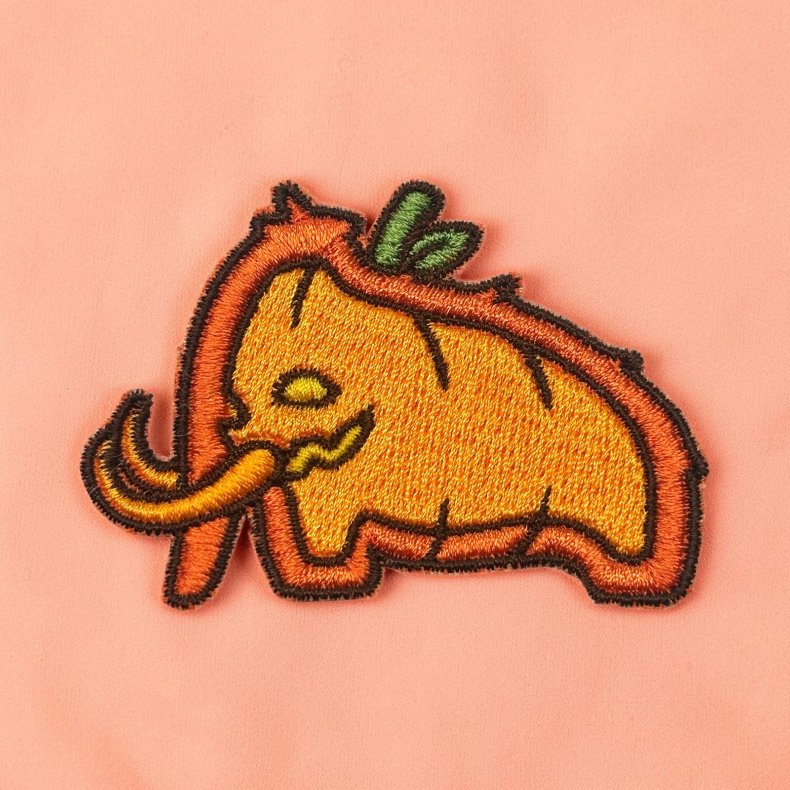 Wooli Pumpkin Iron On Embroidery Patch
