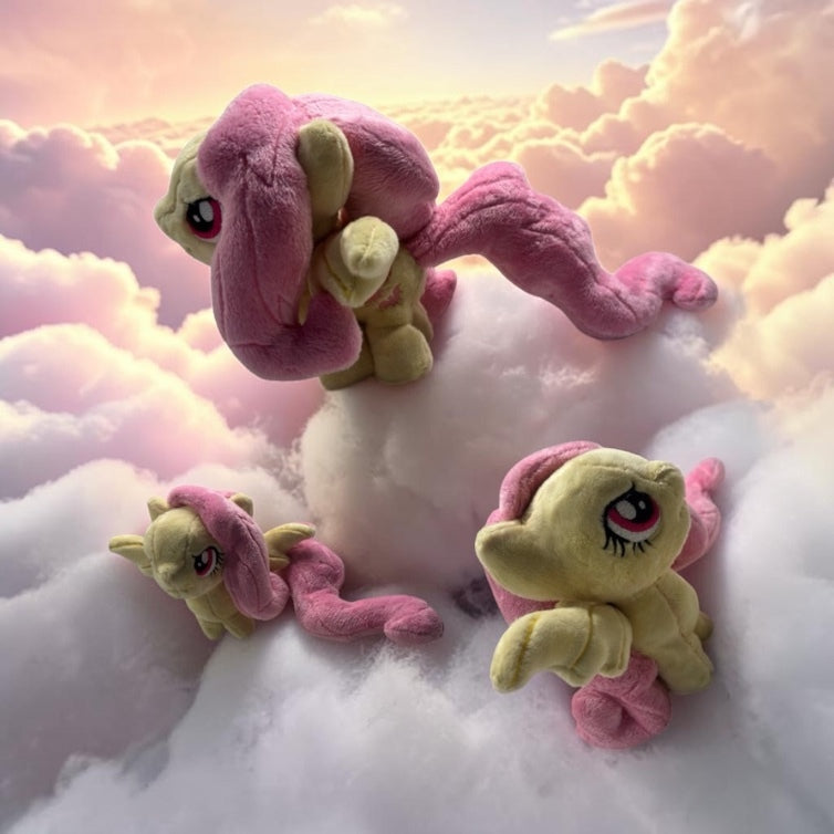Flutterbat Bat Pony Handmade Plush | Soft Minky Weighted MLP
